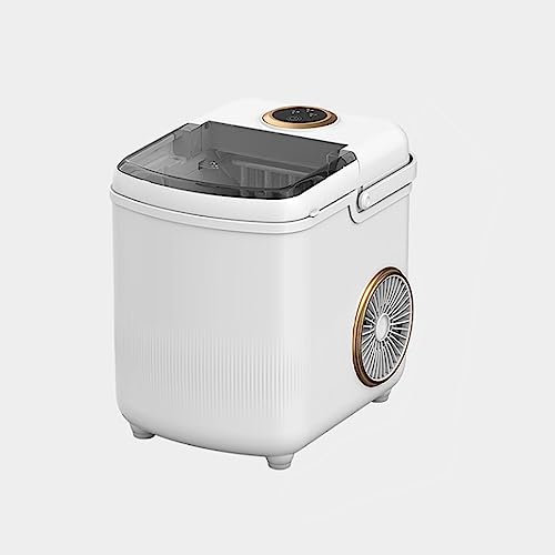 Maquina Hacer Hielo Máquina for hacer hielo en encimera, máquina for hacer hielo con asa, máquina for hacer hielo autolimpiante, 22 libras/24 horas, 9 cubitos de hielo listos en 6 minutos for el hogar