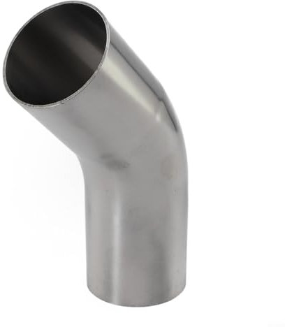 Edelstahl-Ellenbogen, 45 Grad gebogen, polierte Oberfläche, Leistung (48 mm)