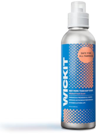 Wickit | Way More Than Softener | Fabric Softener Safe for All Fabrics | Laundry Additive Freshens, Protects, and Preserves All Clothing Fibers Without Waxy Buildup | Improves Activewear Breathability