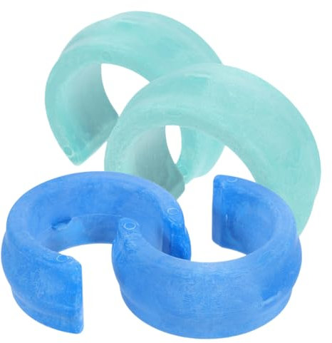 YARNOW Blocs de Lestage Adhérence Optimale Fond pour Tuyau de Piscine Lot de 4 en PP Installation Facile Compatible Nettoyeurs pour Piscines Privées et Variées