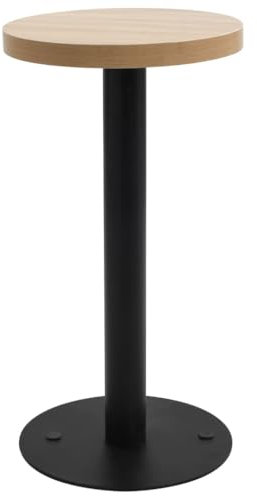 Xichuzi Bistrotisch, Gartentisch, Balkontisch, Balkon Tische, Beistelltisch Garten, Gartenesstische, Beistelltisch Outdoor, Hellbraun 40 cm MDF
