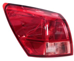 Faros Traseros para Nissan para Qashqai 2007 2008 2009 2010 Luz Trasera Exterior del Coche Luz Trasera Interior Lámpara Freno Señal Sin Bombilla Pilotos Traseros(Outside Left)