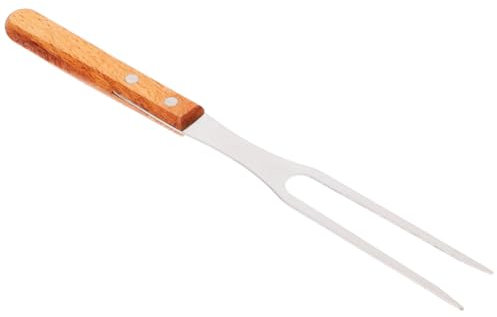 Cabilock Fourchette à Viande Acier Inoxydable avec Manche Antidérapant pour Barbecue et Cuisine Outil de Cuisson pour Grillades Extérieur et Pique