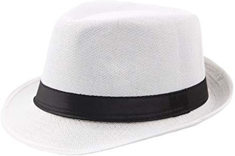 Fedora-Hut Mode Filz Gangster Hüte für Mann und Frau, Trilby Snap breiter Krempe Vintage Style Dress Hut