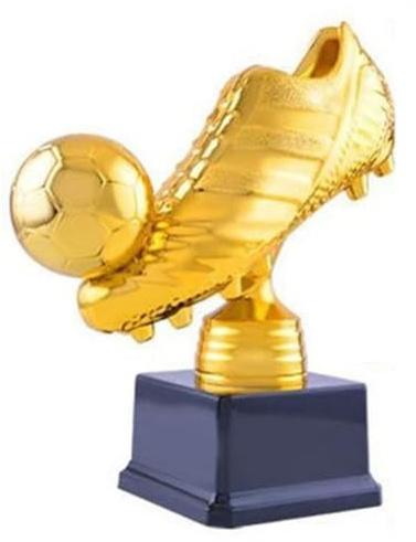 Jooehyer European Football Golden Boot Award Trophäe Ausgezeichnete Spieler Fußballspiel -Schuh -Souvenirs 16 cm