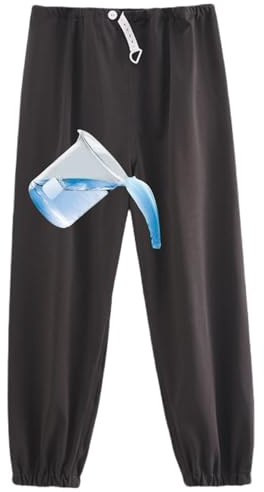 Pantalon Médical En Coton Patientes Avec Porte-sonde Urinaire Et Poche For Poche À Urine, For Hommes Et Femmes, Destiné Aux Patients Ayant Subi Une Cholécystostomie Vésico-anale(Long Grey,XXL)