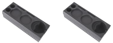 Set di 2 stazioni di pressatura del caffè antiscivolo pratico gadget porta manomissione caffè