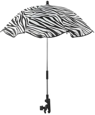 Paraguas universal para silla – Parasol portátil para cochecito | Parasol flexible con abrazadera ajustable, escudo de protección UV para niños, toldo impermeable para playa al aire libre, accesorios