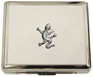 Gecko Kontaktlinsenbehälter mit Spiegel