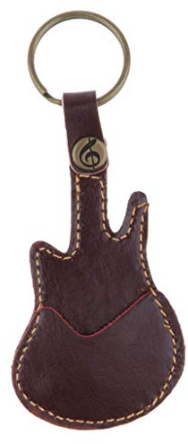 Sharplace Keychain Gitarre Halter Pickholder Plektrumhalter Plektrenhalter Neu Picks, Schwarz