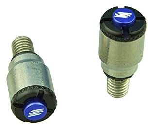 SCAR Purgeur d'air - Purge de fourches Showa Kayaba KYB Compatible avec YAMAHA HONDA KAWASAKI SUZUKI M5x0.8 - Valves SCAR - Bleu
