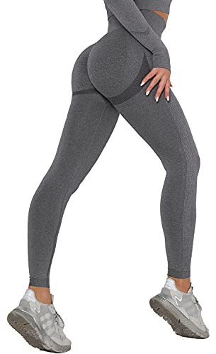 DUROFIT Scrunch Butt Sport Leggings Für Damen, High Waist Blickdicht Po Push Up Booty Leggings für Sport & Alltag, Sportleggings für heiße Tage