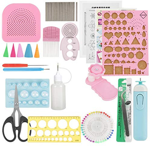 Oumefar Slitsade verktyg papper quilling verktyg set papper quilling nybörjare