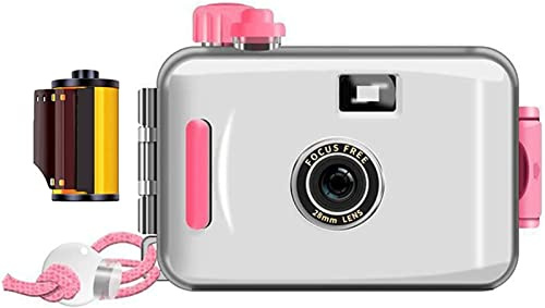 Disposable Camera Single Use Film Camera/Reusable 35mm Film Camera,One time Imaging,5m Waterproof,Retro Style Film Camera Multipack(Size:35mmFlim,Color:WhiteC.)
