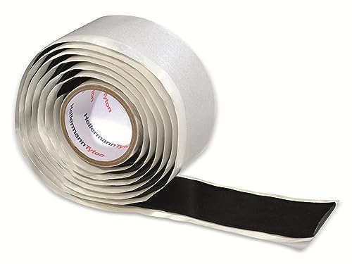 Hellermann 711-10300 Selbstverschweißendes Mastikband, 38 mm x 1,5 m, schwarz