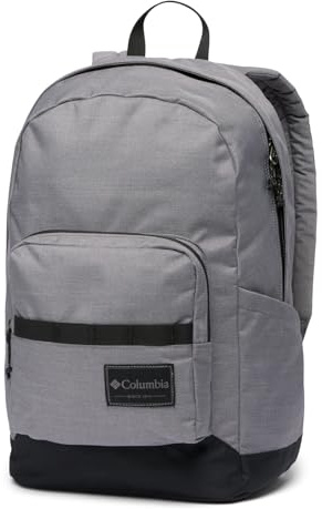 Columbia Zigzag Backpack, Zaino da Trekking Unisex Adulto, City Grey Heather/Black, Taglia O/S
