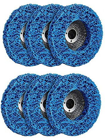 Flpeekash 6 Dischi per Sverniciatura un per Dischi Svernicianti per Smerigliatrice Angolare da 100 Mm per Prodotti nel Vetroresina nel Legno e Metallo