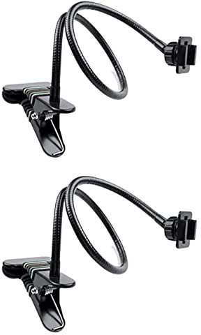 Speesy 2 soportes para webcam con cuello de ganso con abrazadera flexible de 25 pulgadas para webcam C930E, C930, C920, C922X, C922, C925E