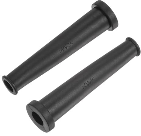 QUARKZMAN Protezione per Cavo in Gomma Flessibile per Stivali Manicotti Lunghezza 80mm, Nero, 30pz