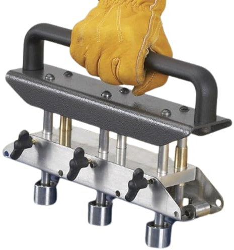 Piegatrice a Rullo per Bordi a 3 Stazioni, Rullo per Lamiera con Angolo di Piegatura 0-90°, Piegatrice a Rullo per Perline in Lamiera per Piegatura di Materiali di Copertura