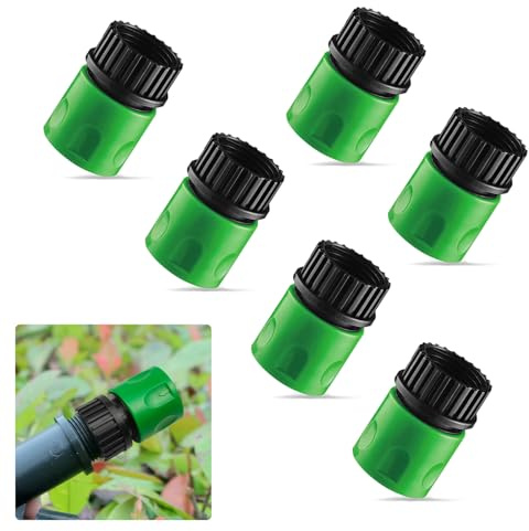 CQADSC 6 PCS Garden Hose Female Threaded to Quick Connector，Sturdy Tap Connector，Hose Connector for Tap and Spray