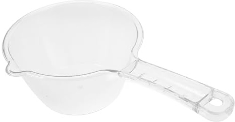 Cabilock Mestolo Per Acqua Con Manico in Plastica Per Cucina Casa Bagno Giardino Irrigazione Portatile Leggero Impugnatura Comoda