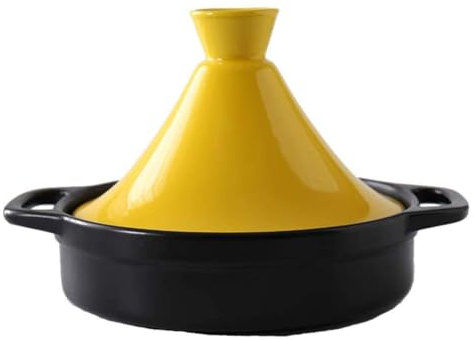 MNBVH Tagine Pot For Cooking, Ceramic Enameled Cast Iron Tagine, Tajine Cooking Pot For Cooking Stew Casserole Slow Cooker For Home Kitchen