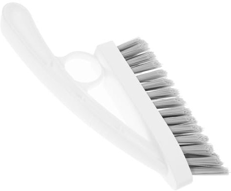 GLSTOY Grout Cleaner Brush for Shower Tiles Heavy Duty Corner Scrub Brush with Ergonomic Handle No Dead Corner Design for Bathroom Tile Floors and Baseboard Cleaning