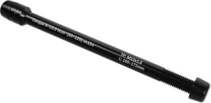 Luxshiny Adattatore Perno Passante Bici Posteriore in Lega Nero per Ruota Posteriore Bici da Strada, Facile Installazione, Resistente e Compatibile per Allenatori di Ciclismo