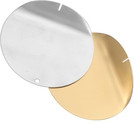 TOPPERFUN 2piezas Soporte Para Cubiertos y Cucharas De Metal Reposacucharas De Acero Inoxidable Portacucharas Resistente Al Desgaste Hogar Soporte Para Cucharas De