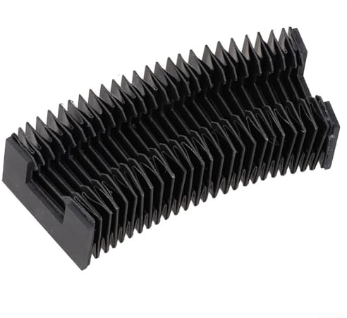 Copertura a soffietto progettata per guida lineare HGR20 larghezza 20 mm macchina CNC con flessibilità e stabilità costanti (lunghezza allungata 400 mm)