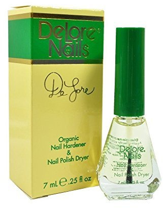 DeLore Organic Nail Hardener & Nail Polish Dryer (1/4 oz.) by Super Nail