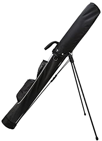 T TOOYFUL wasserdichte Staubdichte Golf Stand Bag Club Pitch and Putt Bag mit Ständer - Schwarz