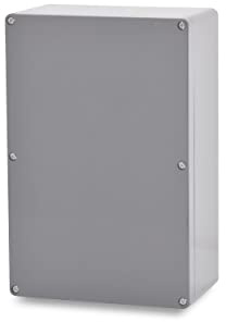 BOXEXPERT Kunststoff Gehäuse 240x160x90mm IP65 Serie Elbe ABS Schaltschrank Verteilerkasten Installationsgehäuse RAL7035 lichtgrau
