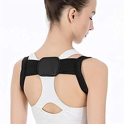 Posture Corrector Back Braces for Posture Correction Lower Back Pain Back Corset Spine Support Belt Lumbar Back Bandage Back Posture (Color : Black, Size : Large)