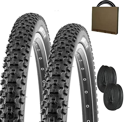 Kenda MTB Fahrrad Reifen Kadre K-1027 29x2.10 | 54-622 schwarz + SV Schlauch (Set 2 Stück)