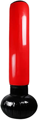 Boxsack Set Jugendliche Boxsäcke 61 Aufblasbarer Boxsack,Standboxsäcke,Stehender Boxsack for Erwachsene Und Kinder,Freistehendes Boxspielzeug for Kinder