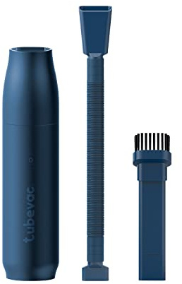 Veho Tubevac Tragbarer Handstaubsauger | Leichter kabelloser Staubsauger für Auto, Zuhause, Büro und Reisen | 5500 Pa Saugleistung | 18 Minuten Laufzeit | USB-C-Aufladung