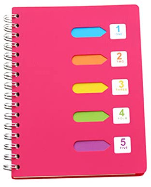 Operitacx Spiralblock Notizbuch Rosé Dickes Kariertes Notizbuch Mit Seitlicher Spiralbindung Großes Studiernotizheft Für Schule Tagebuch Tagebuchplanung Und Reiseskizzen