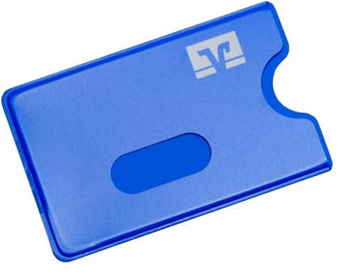 orgaexpert EC Kartenhülle Blau Volks- & Raiffeisenbank (3 Stück) hochwertig/stabil NEU Kreditkartenhüllen, Scheckkartenbox, Schutzhülle Ausweis