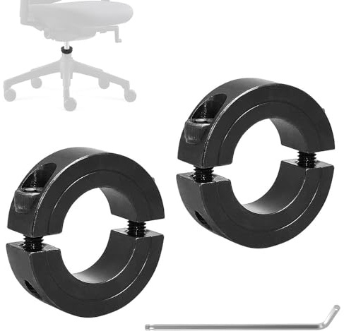 Beatific 2 Stück 28mm Fix Sinking Bürostuhlklemmen zum Stoppen Absinkens | Reparieren Sie einen sinkenden Bürostuhl, Stahl Neigungskontroll Werkzeugsatz für alle Höhenverstellbaren Gaszylinder Stühle