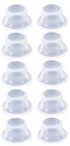 MNUPL Junta de Sellado for Grifo, Anillo de Sellado de Silicona portátil a Prueba de Fugas, Anillos de Sellado de tuberías, Accesorios prácticos for baño, 10 Uds. (Color : Transparent)