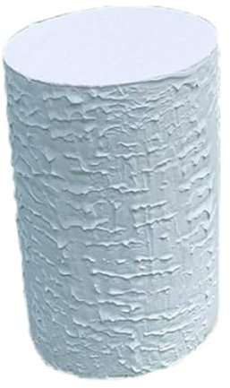 Dekosäule Weiß Zylinder-Sockel-Hochzeits-Requisiten, Hölzern Zylindrische Sockel Anzeigen für Babyparty Party Desserttisch Dekor(25 x 100cm/9.8 x 39.3in)