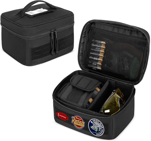 GOBUROS Sac de Transport pour Cache-Oreilles Et Lunettes pour Le Tir, Étui de Protection Souple pour Cache-Oreilles et Lunettes de Tir, Sac pour Cache-Oreilles Universel pour Le Tir de Chasse