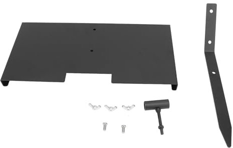 Fdit Support de Marqueur Funéraire en Fer avec Design Simple mais élégant, Résistant à Toutes Les Intempéries, adapté aux Plaques Commémoratives, aux Monuments