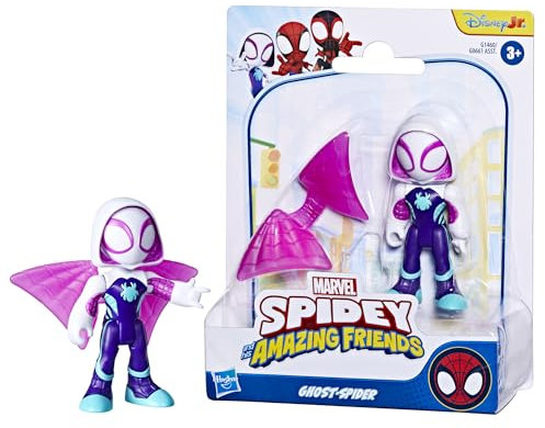Hasbro Marvel, Spidey e i Suoi Fantastici Amici, Ghost-Spider, Giocattolo con Accessorio