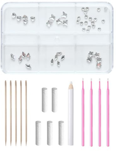 Naapesi Zahn Edelstein-Schmuck-Set - DIY Kristall-und-Steinchen-Dekor-Kit