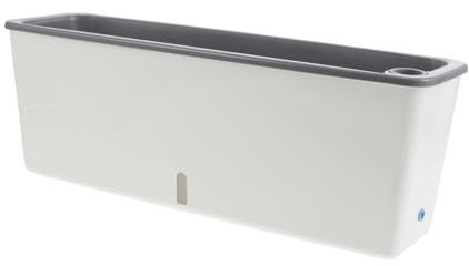 Toyvian Caja para Plantar Vegetales Rectangular De Plástico con Depósito De Agua para Jardinería Balcón Alféizar y Ventana para De Flores y Hierbas