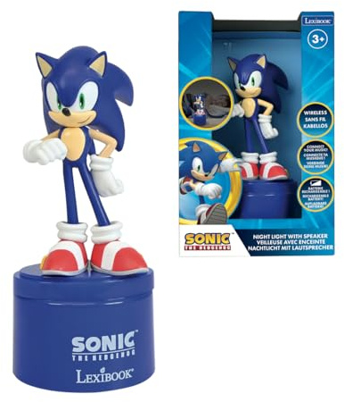 Lexibook, Enceinte Bluetooth veilleuse Sonic, Bleu, NS02SN