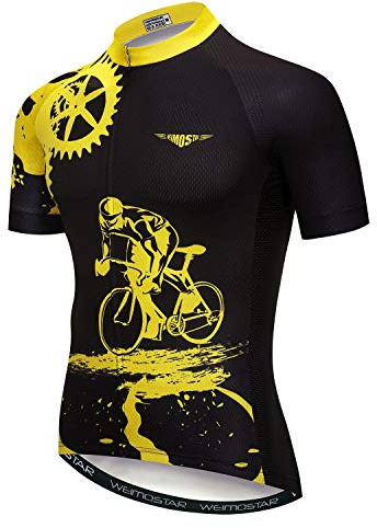 Cykeltröjor kortärmad sportkläder cykelkläder cykeltopp män MTB jersey andningsbar sommar, 19, L